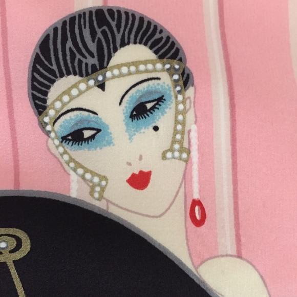 Erte. Scarf “A Night at the Opera” 100/% silk - Picture 4 of 8